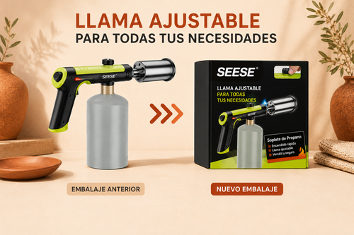 Soplete de propano SEESE con llama ajustable
